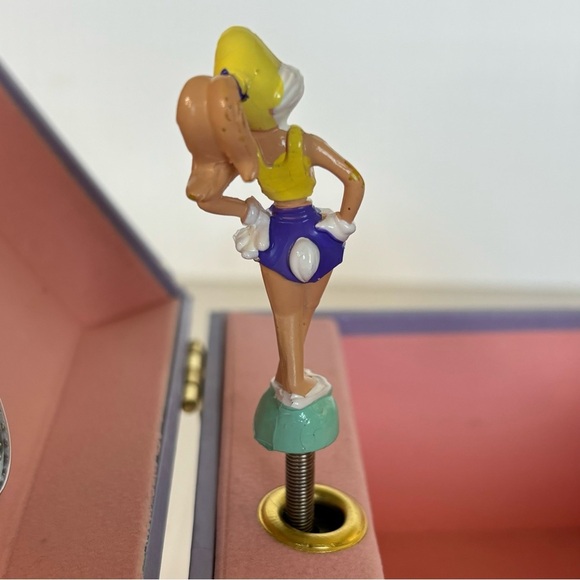 Bugs & Lola Musical Jewelry Box 1997 Renewed from WB 1935"Merrily We Roll Along" - Picture 11 of 14